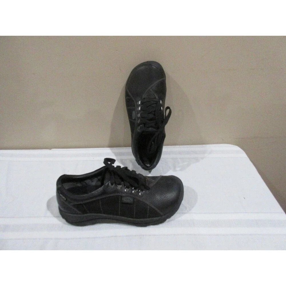 Keen Presidio Waterproof Shoes Women 9.5 US 40 EU Black Lace Up